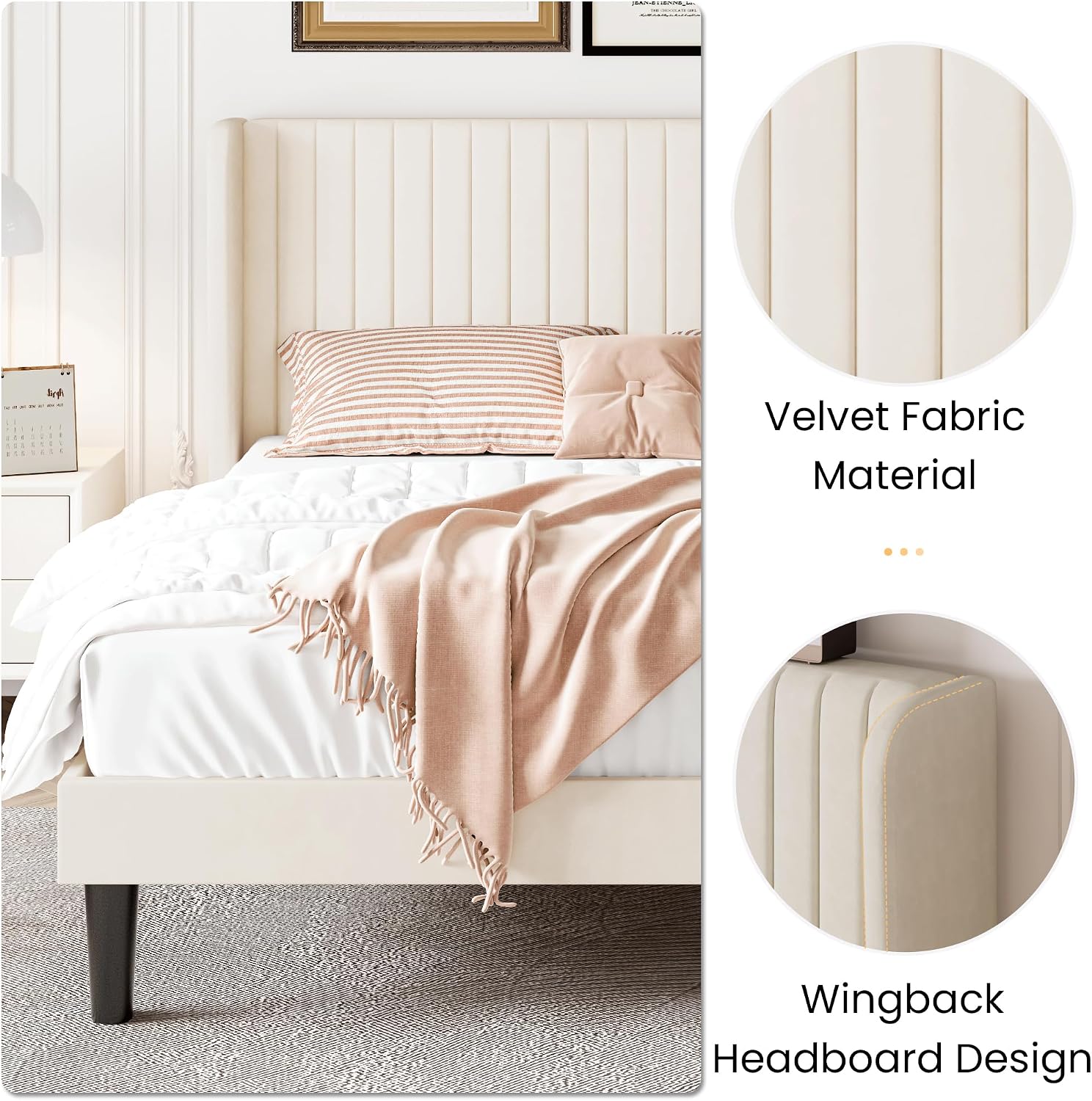 Thumbnail 6 de SHA CERLIN Queen Bed Frame