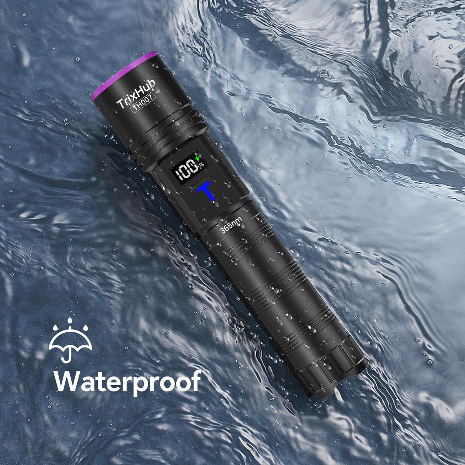 Thumbnail 6 de TrixHub 365nm UV Black Light Flashlight 30W