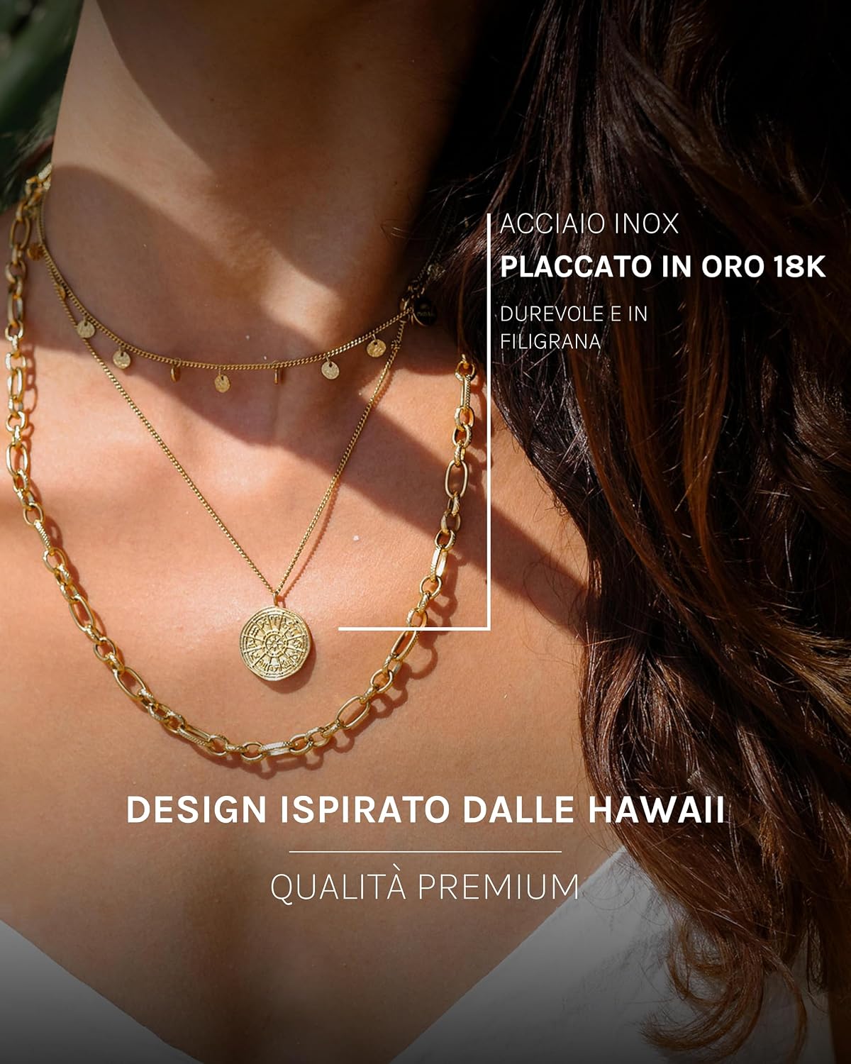 Detalle 1 de Purelei Zodiac Collana in acciaio