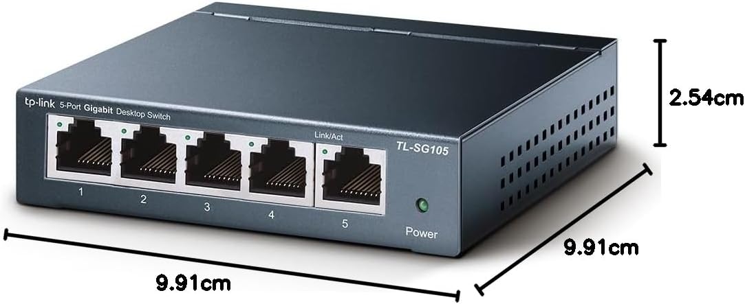 Thumbnail 6 de TP-Link TL-SG105 5ポート ギガビットスイッチングハブ 金属筐体・設定不要