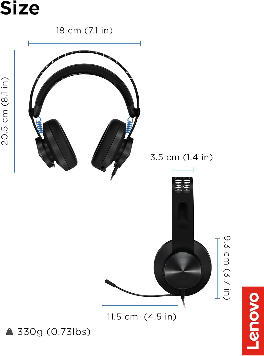 Thumbnail 6 de Lenovo Legion H300 Stereo Gaming Headset