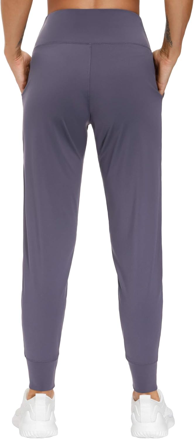 Thumbnail 3 de THE GYM PEOPLE Joggers donna in poliamida ed elastan 4-way stretch per yoga, fitness e tempo libero
