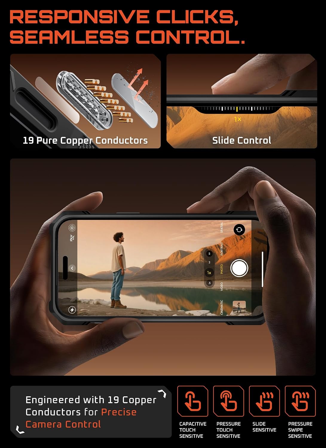 Thumbnail 6 de SUPCASE Unicorn Beetle Grip iPhone 17 Case with MagSafe, Stand & Camera Control