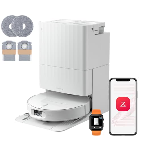 Detalle de roborock Qrevo Edge 2 Set Saugroboter mit Wischfunktion & Hebarem Wischmopp