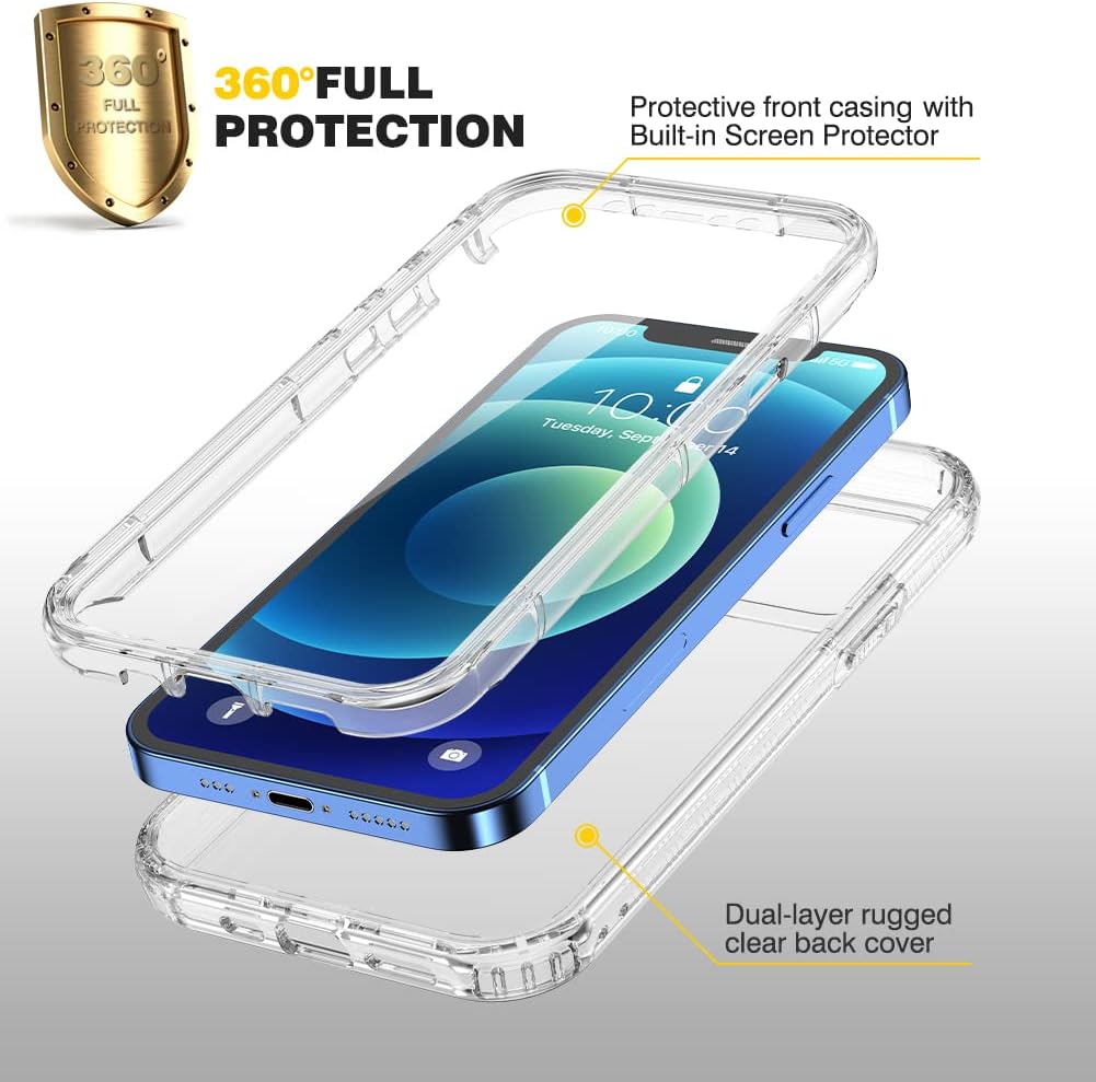 Detalle de Diaclara Case for iPhone 12 6.1" — 360° protection