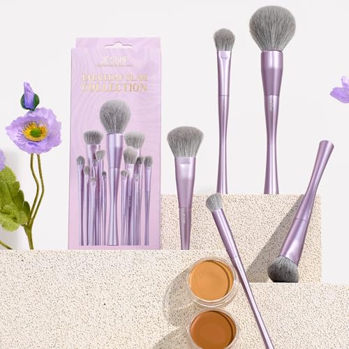 Thumbnail 6 de Jessup T514 set 5 pennelli trucco viso viola 🎨