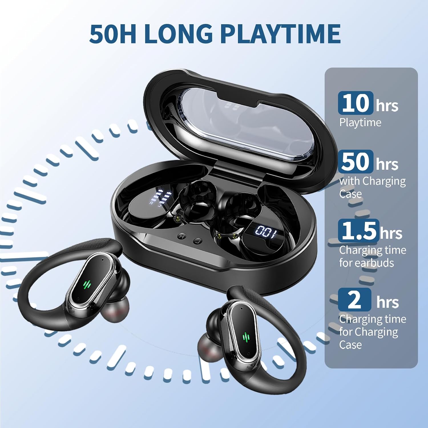 Thumbnail 4 de Wireless Earbuds 50H Bluetooth 5.4