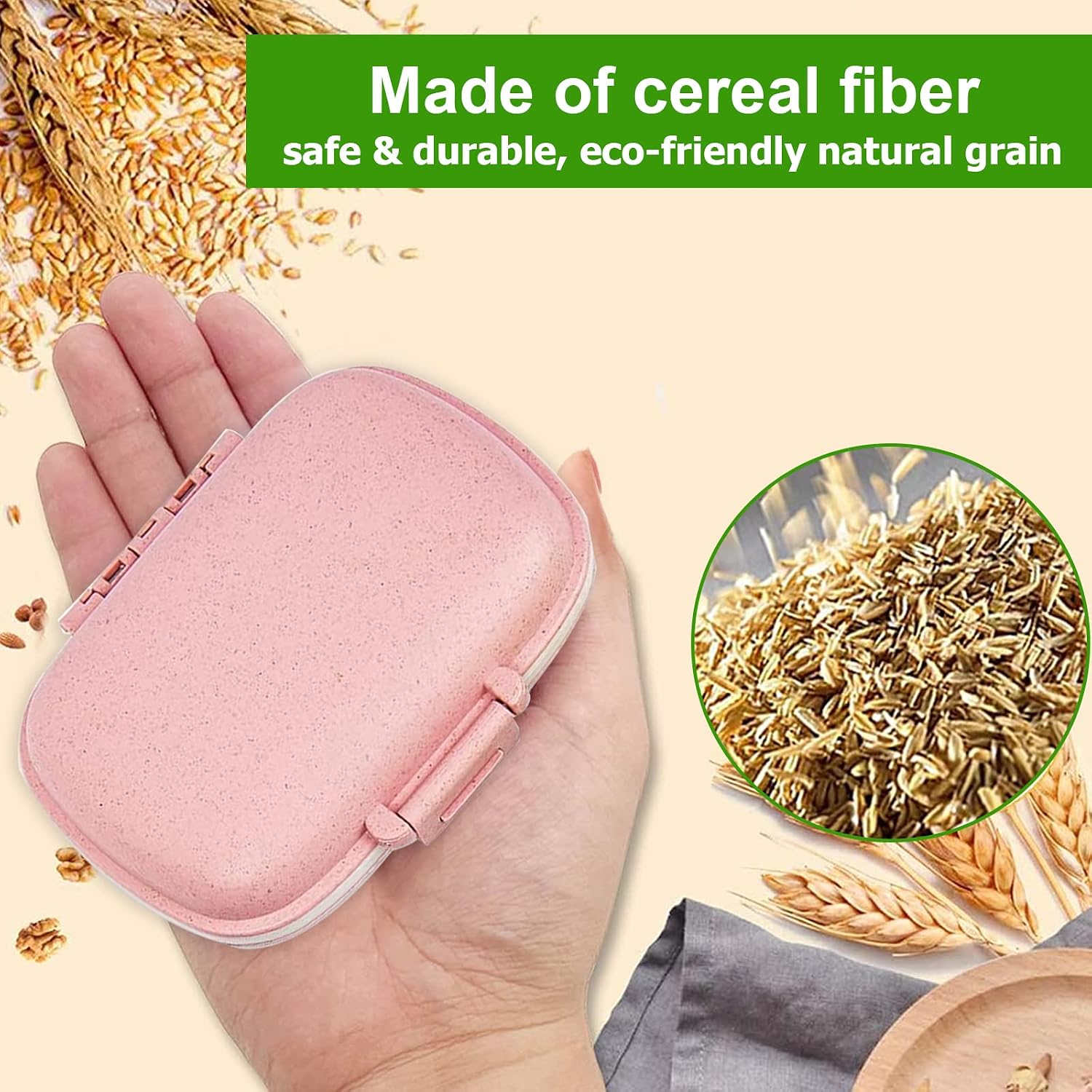 Detalle de Pill container with 8 compartments