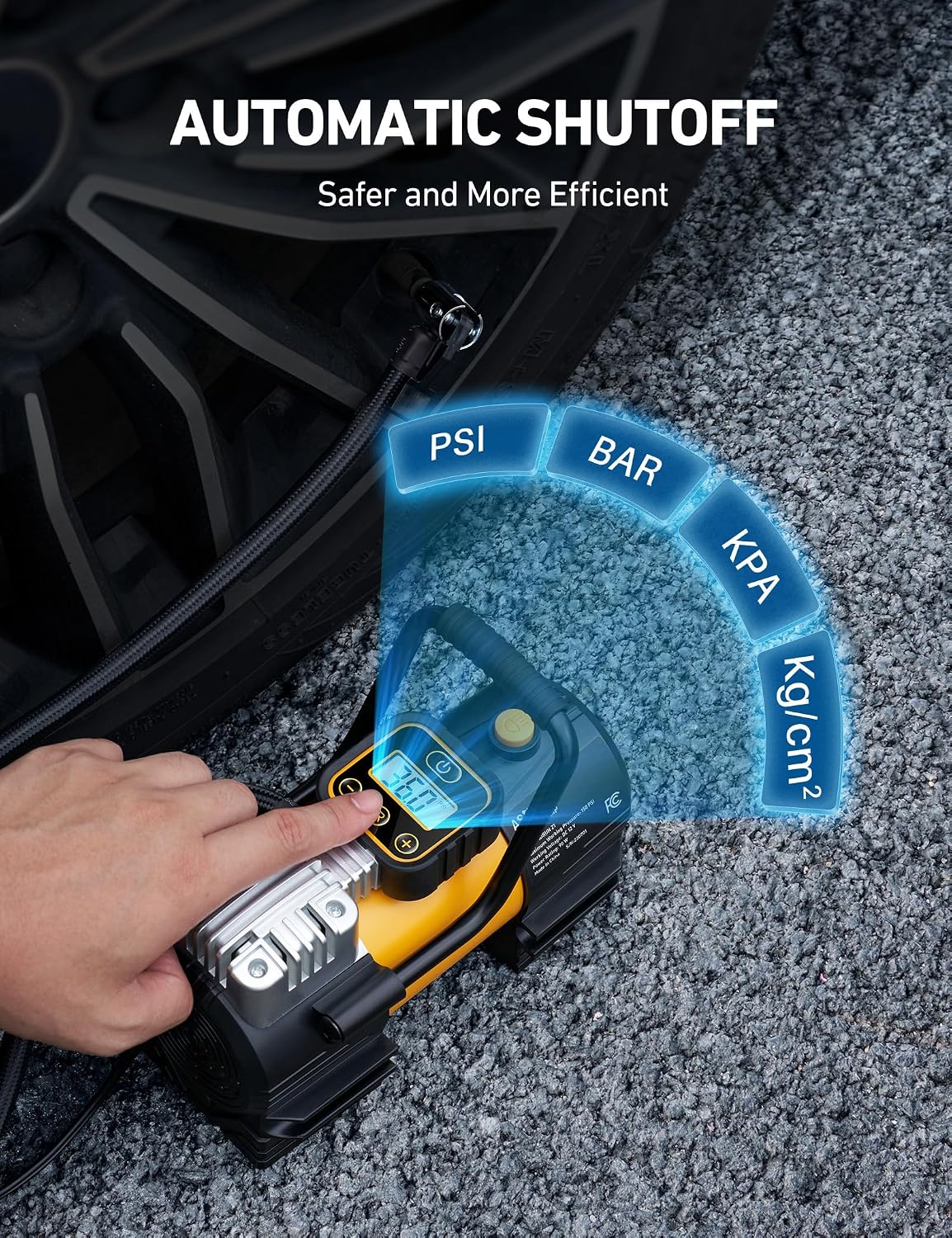 Thumbnail 6 de AstroAI Tire Inflator 150 PSI