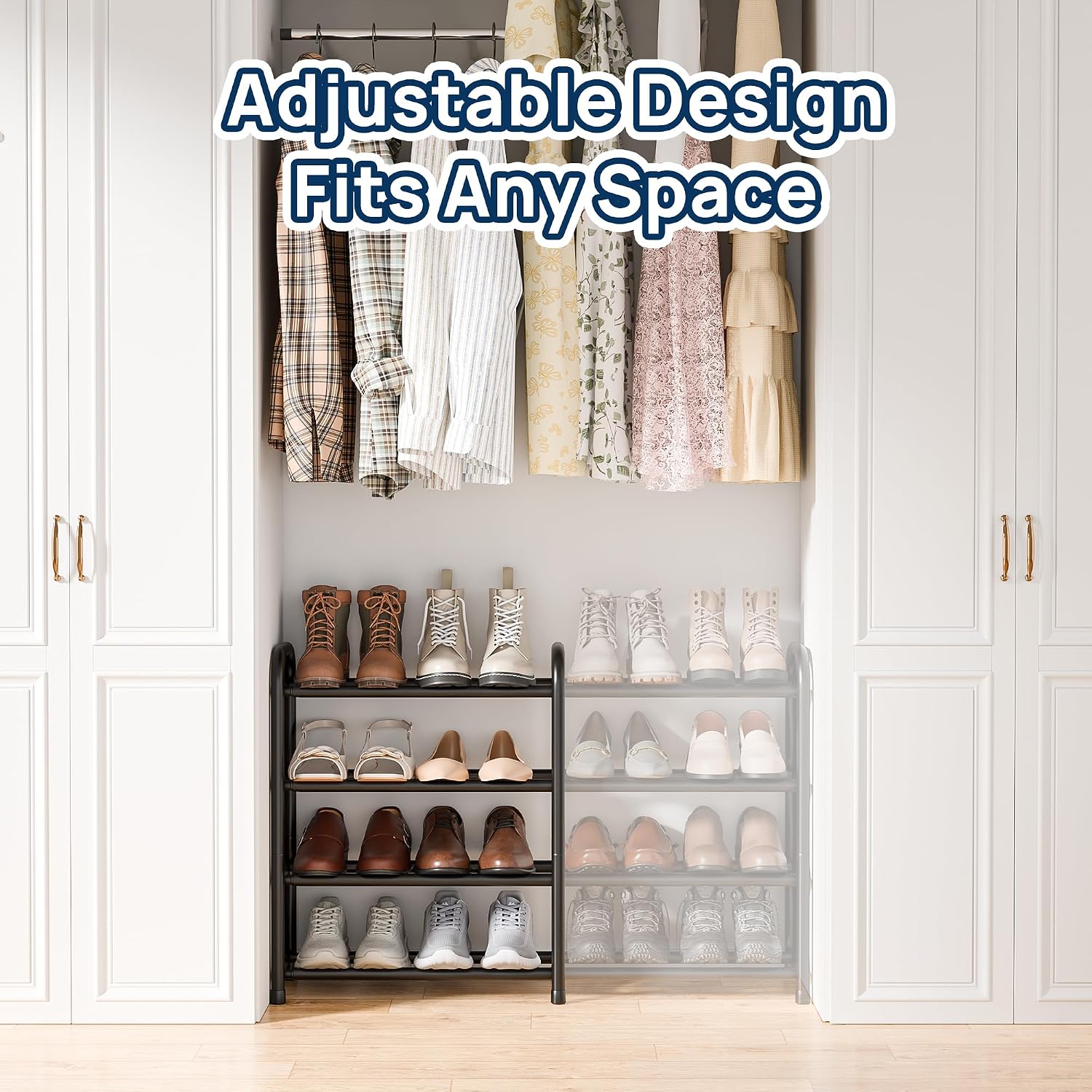 Thumbnail 2 de EnjoyBasics Expandable 4‑Tier Shoe Rack