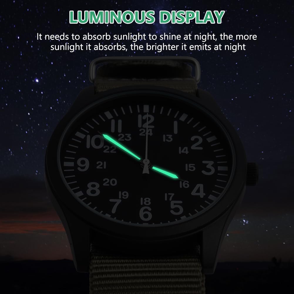 Thumbnail 4 de Vicloon Herren Uhr 45 mm reloj analógico