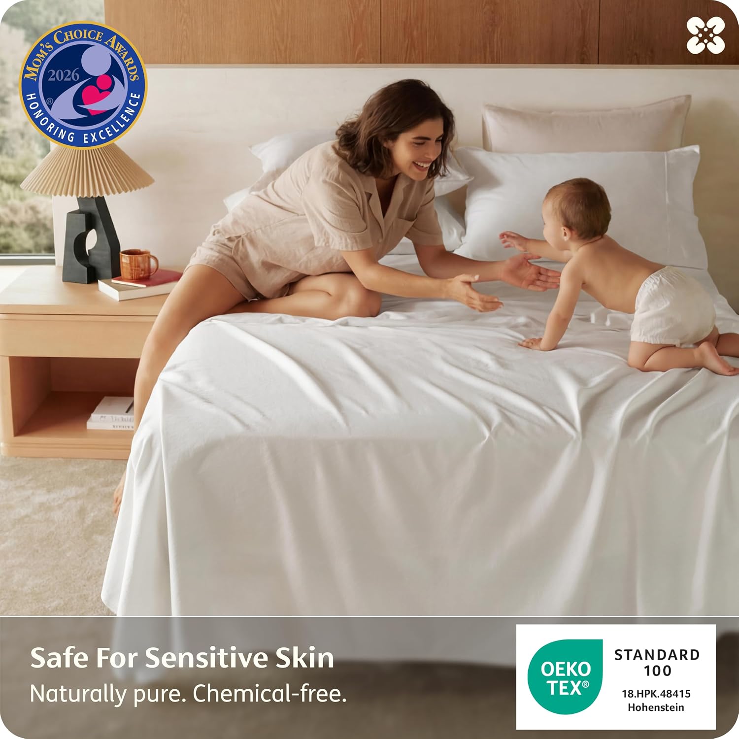 Thumbnail 2 de Bedsure King Sheet Set, 100% Organic Cotton
