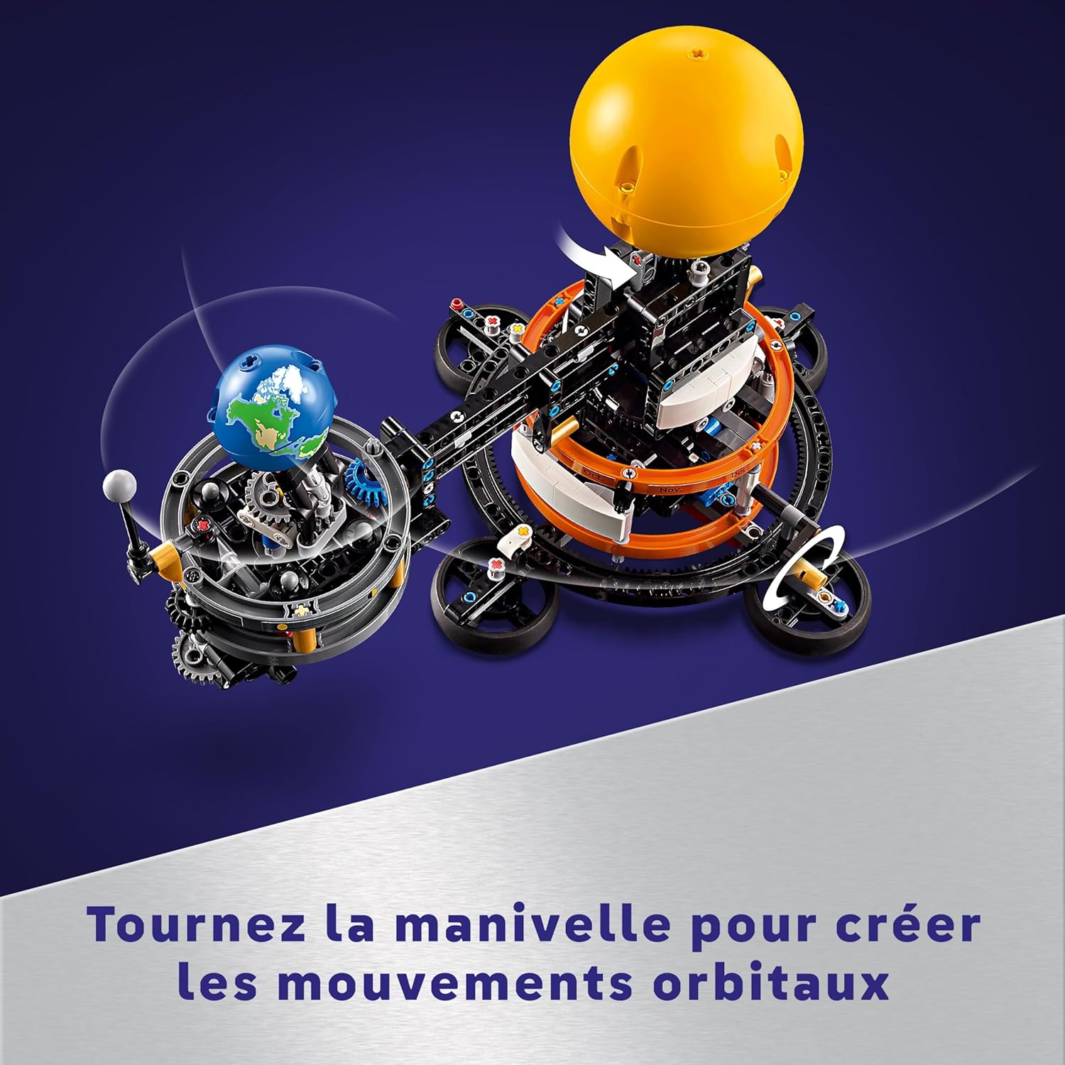 Detalle 2 de LEGO Technic 42179 Terre et Lune en orbite