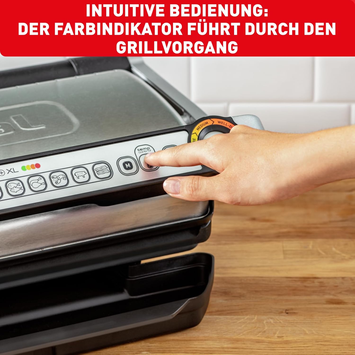 Detalle 2 de Tefal OptiGrill+ XL Kontaktgrill 2000 W 🍖