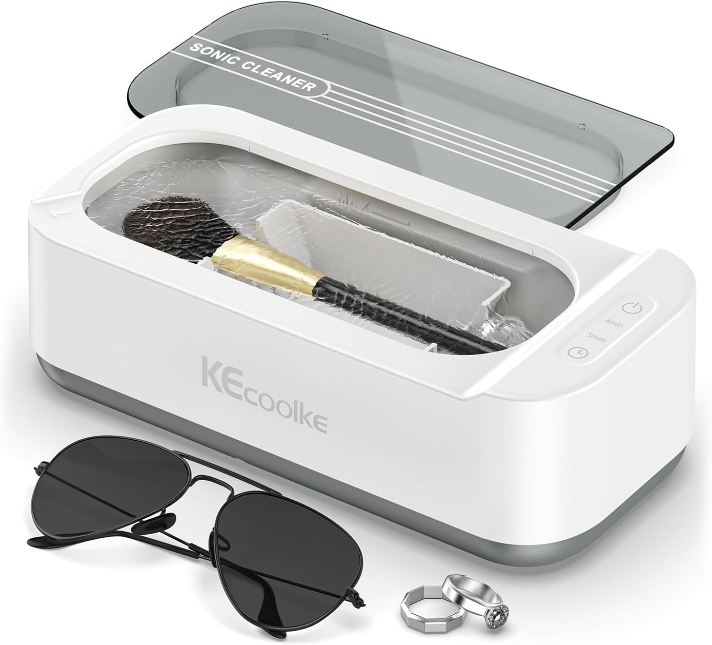 KECOOLKE Sonic Cleaner 400 ml 48.000 Hz