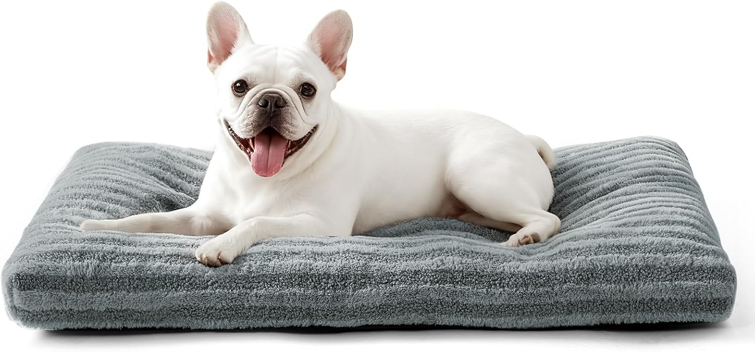Detalle de Pawk Hundebett Kleine Hunde – flauschiges, waschbares Hundekissen 61x47x8 cm