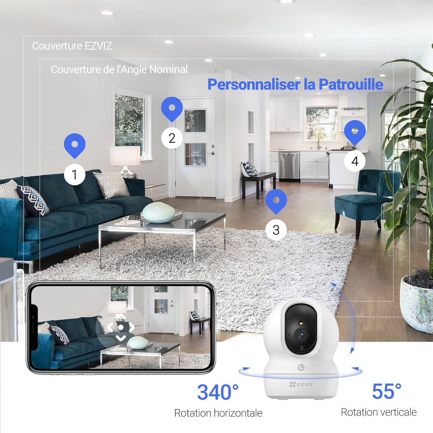 Thumbnail 5 de EZVIZ CP1 Pro Caméra 2K pour bébé — pack 2