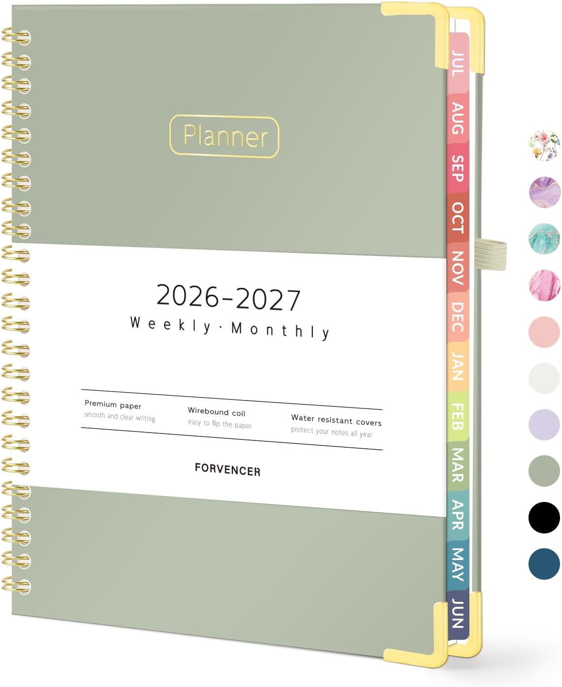 Detalle de Forvencer Academic Planner 6" x 8