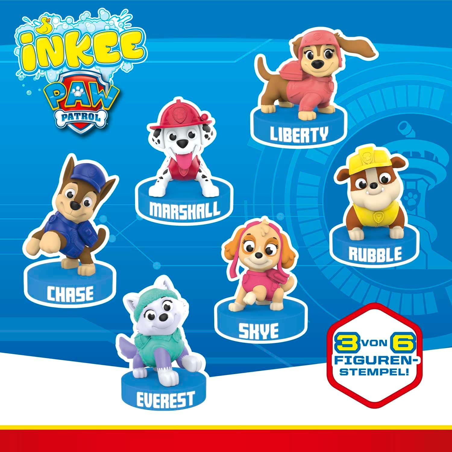 Detalle de INKEE SURPRISE PAW PATROL bombe da bagno per bambini con sorpresa, confezione da 3
