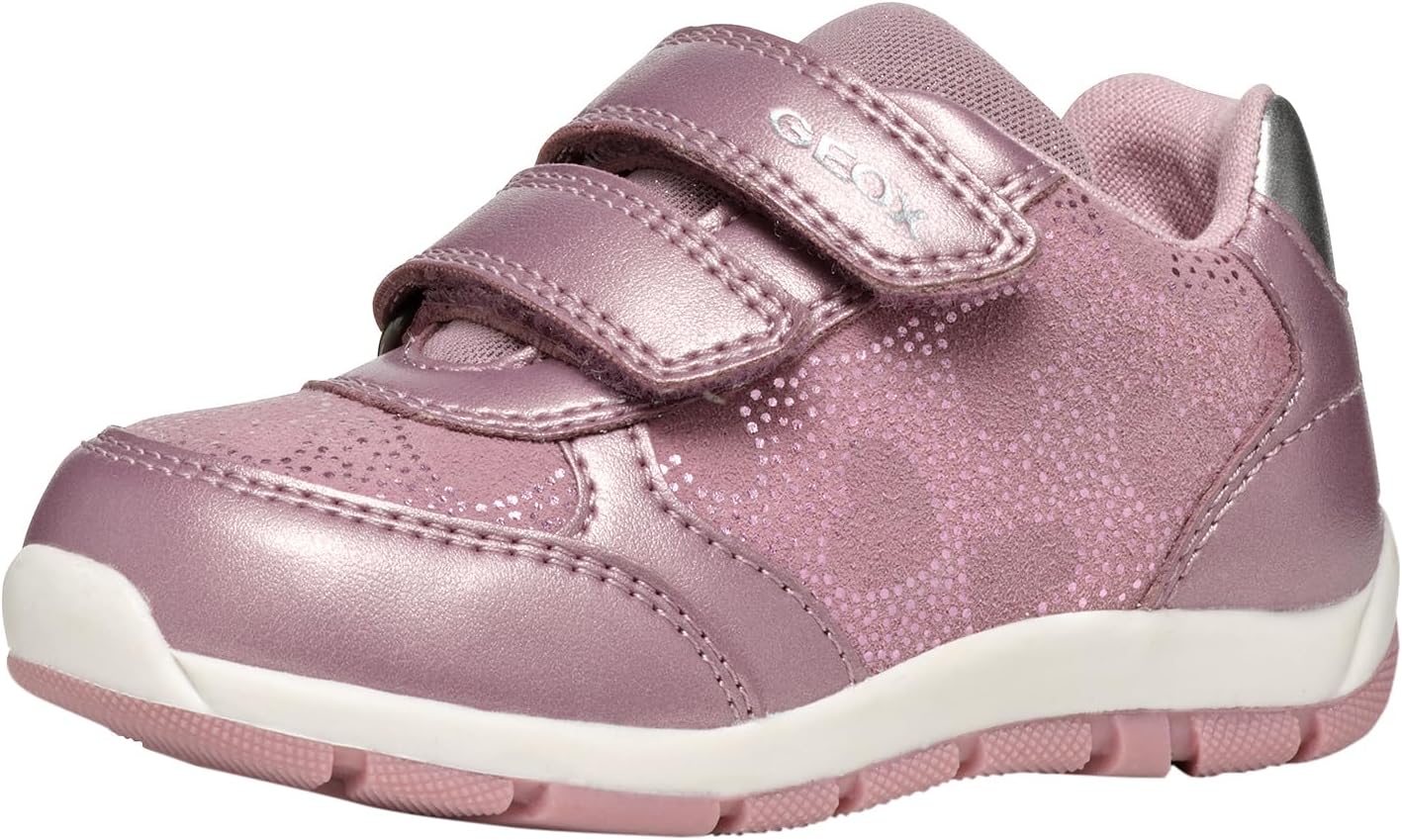 Detalle de Geox B Heira Girl A BasketBébé Fille : tendance et simplicité pour les premières baskets