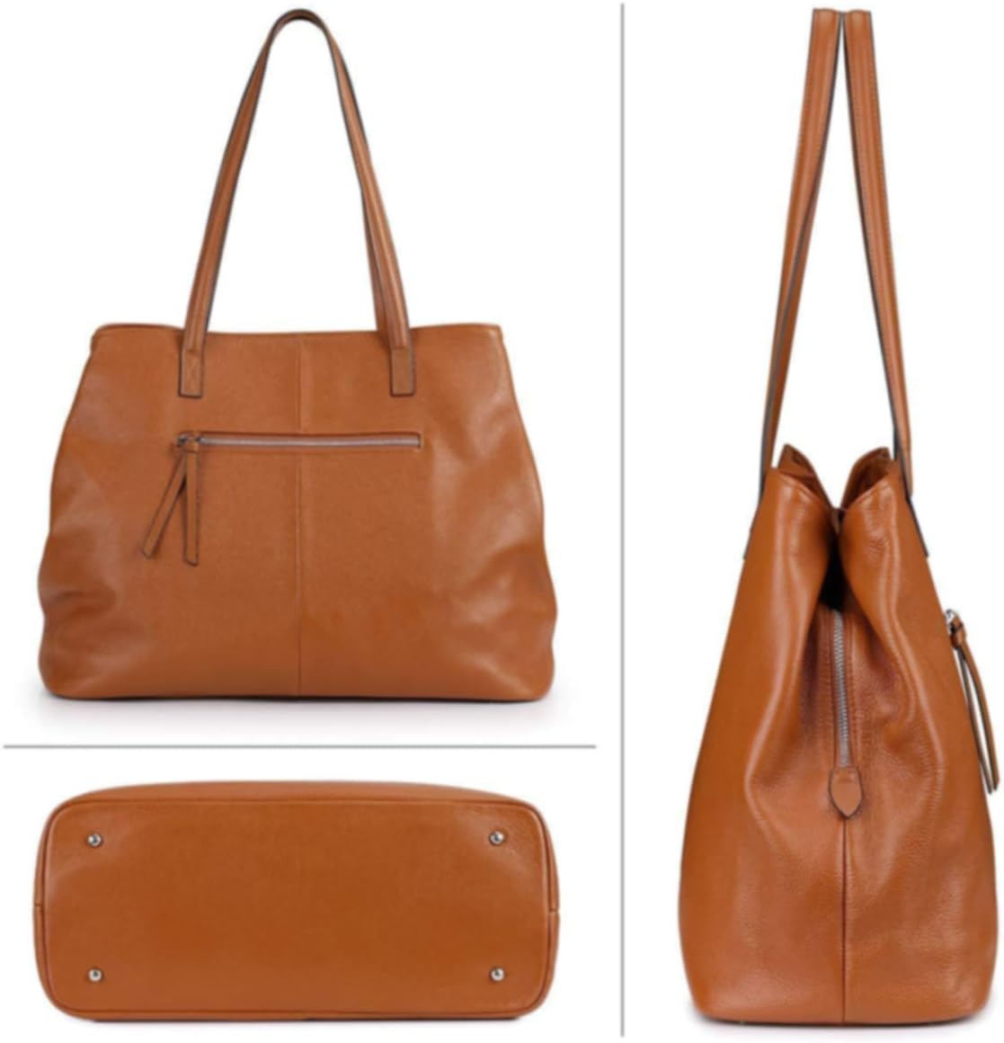 Thumbnail 5 de S-ZONE Sac à main cuir souple 13