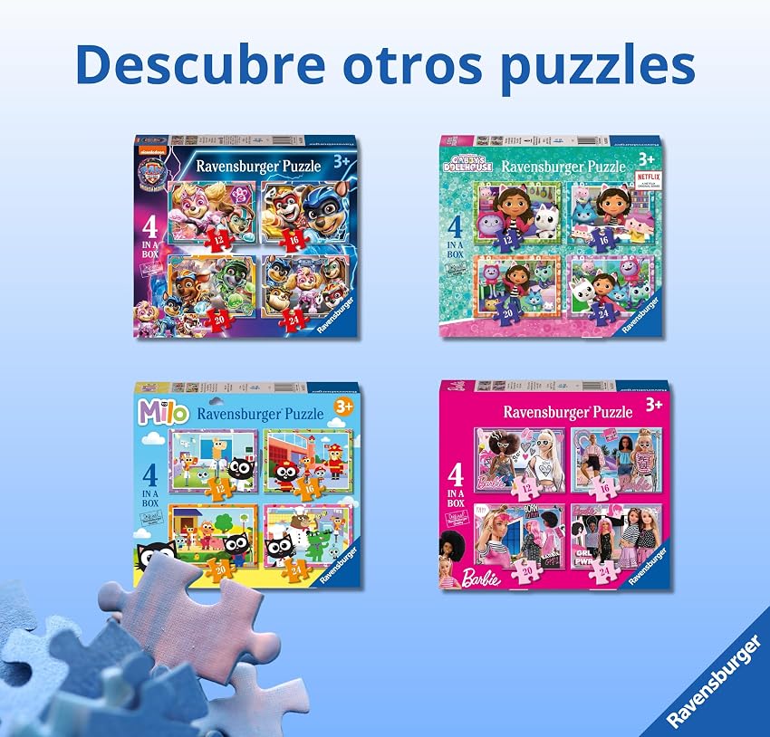 Thumbnail 4 de Ravensburger Peppa Pig 🧩 Pack de 4 Puzzles para Niños 3+