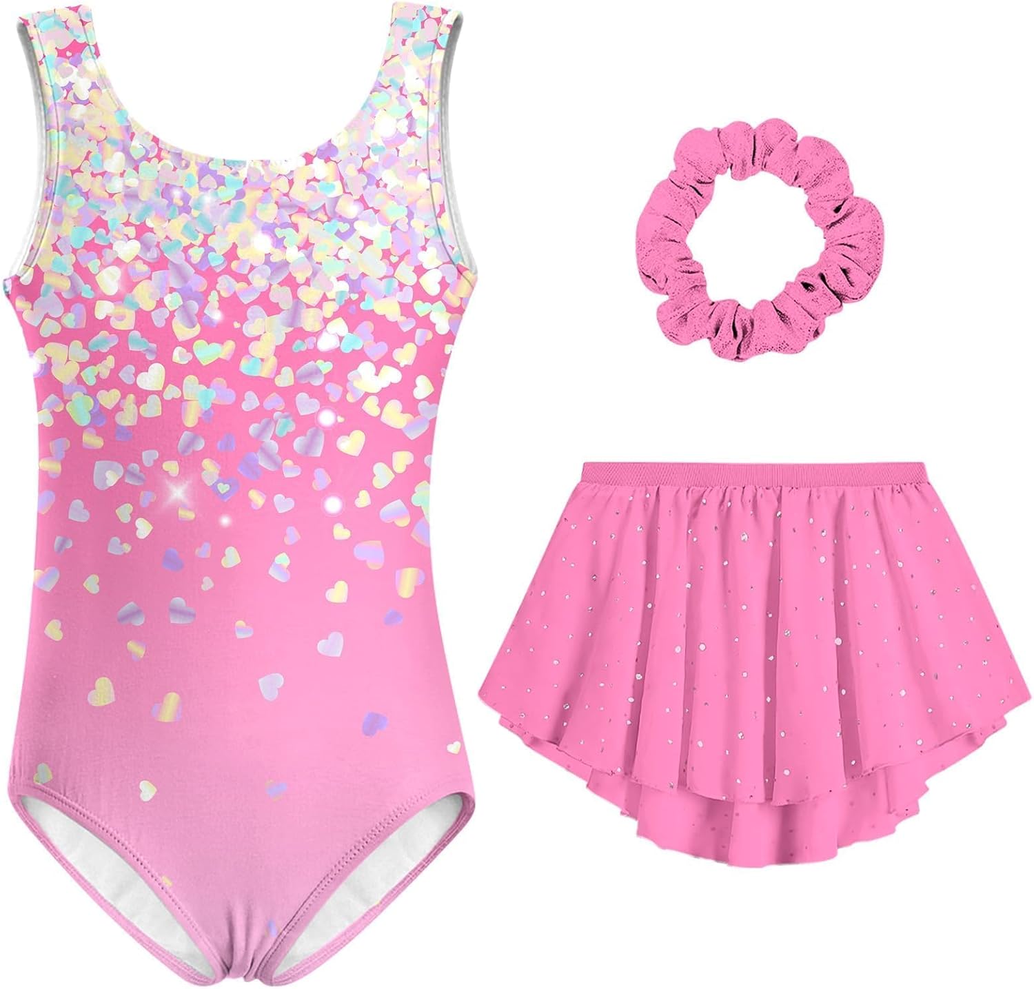 Thumbnail 6 de Idgreatim Girls' Gymnastics Leotard, 95% Polyester