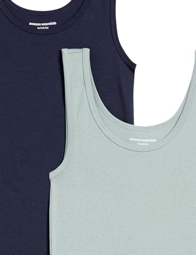 Thumbnail 8 de Amazon Essentials Women's Slim-Fit Vest (Pack of 2) – Navy/Sage Green, L