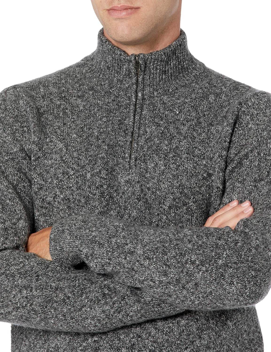 Thumbnail 3 de Amazon Essentials Herren Soft-Touch-Pullover mit Viertelreißverschluss und langen Ärmeln