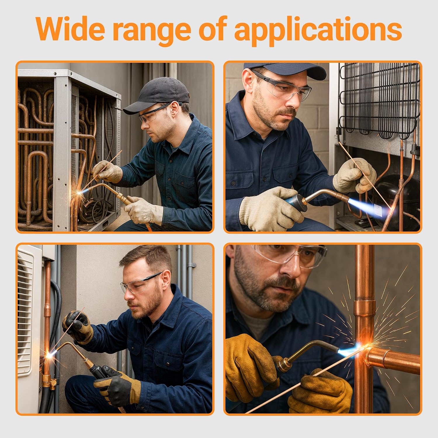 Detalle de 15% Silver BCuP-5 Brazing Rods, 20 Sticks: Silver Solder for HVAC & Refrigeration