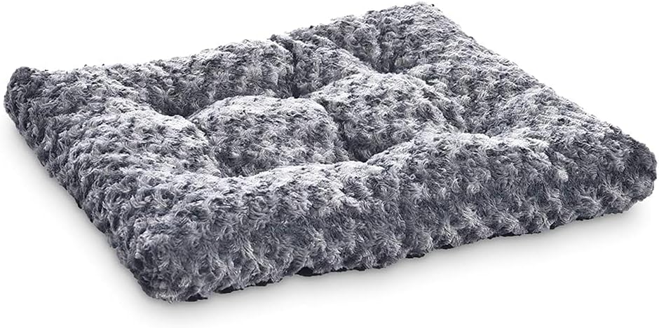 Thumbnail 6 de Amazon Basics Materassino lavabile per animali domestici con motivo a spirale – grigio, 117 x 74 x 10 cm