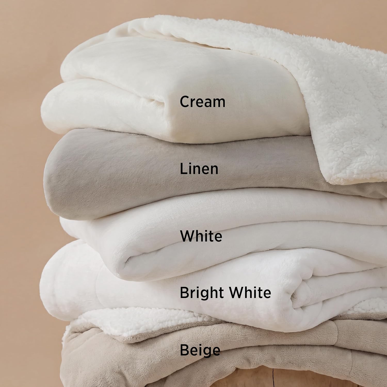 Thumbnail 5 de Bedsure Sherpa fleece blanket, 60 x 80 inches