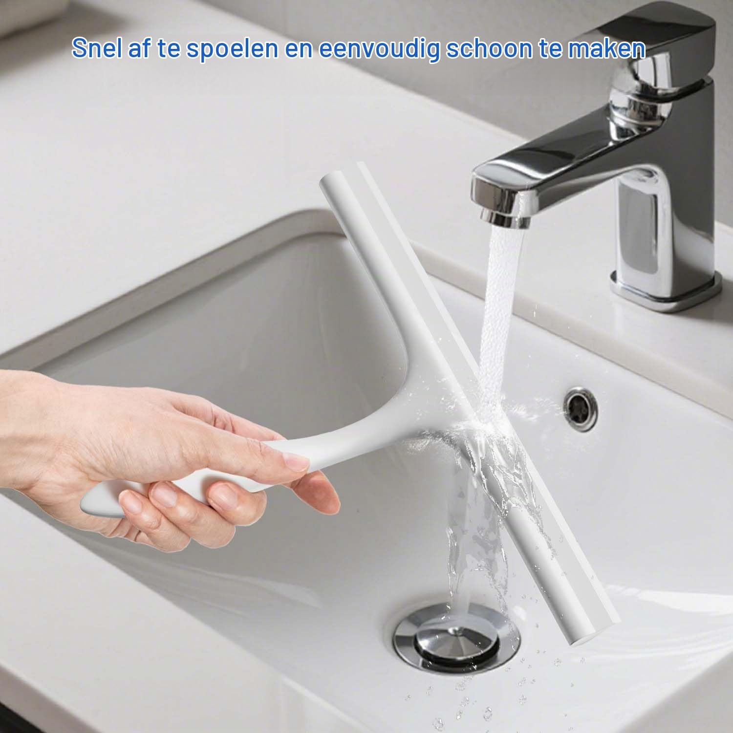 Detalle 2 de Anjinwiper 002310IN douchewisser met siliconen wisserblad van 10 inch