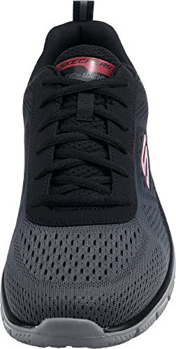Detalle 1 de Skechers 232399 BKCC Zapatillas Black Mesh/Charcoal Trim