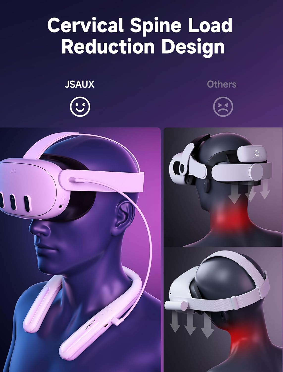 Thumbnail 4 de JSAUX Akku-Pack 10000mAh für Oculus Quest 3