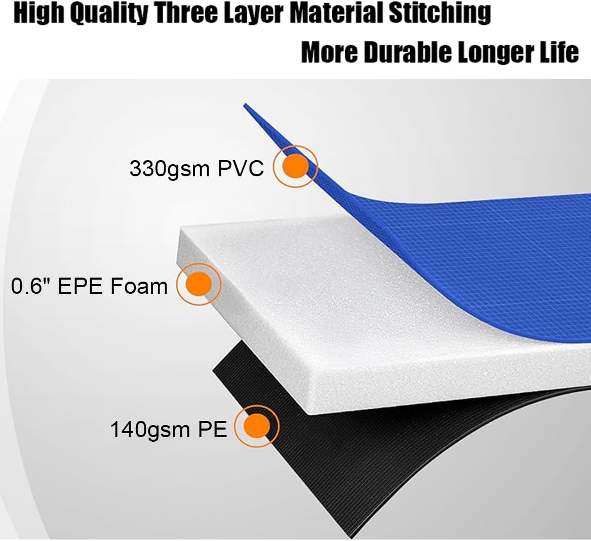 Thumbnail 4 de LANGXUN Universal Trampoline Replacement Safety Pad (Waterproof Spring Foam Cover) for 16ft Round Frames