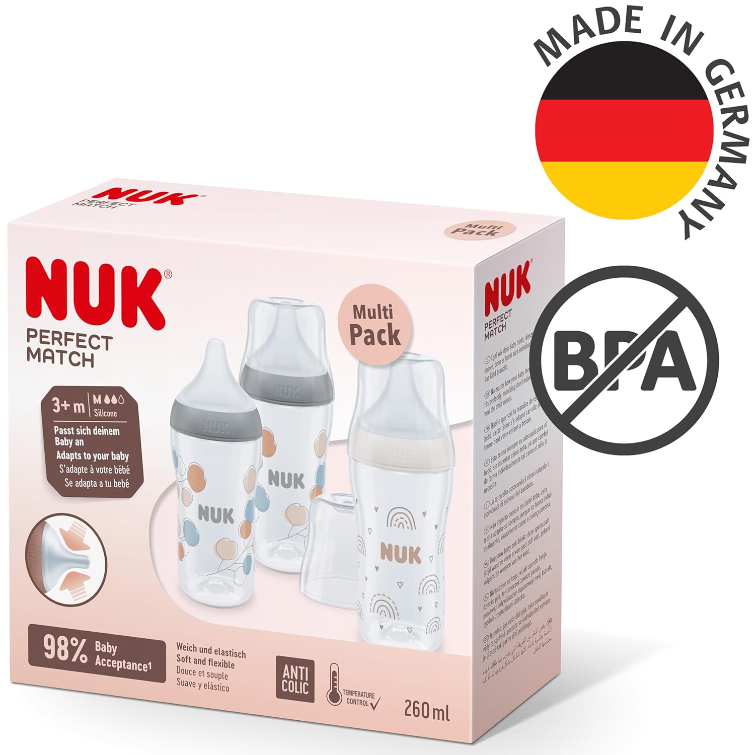 Thumbnail 5 de NUK Perfect Match Babyflaschenset AB 3 Monate