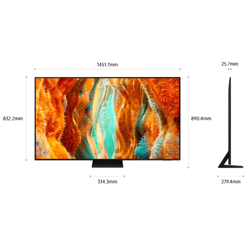 Thumbnail 2 de Samsung Neo QLED TQ65QN70FAU 65" 4K Ultra HD Mini LED Smart TV Gaming Hub