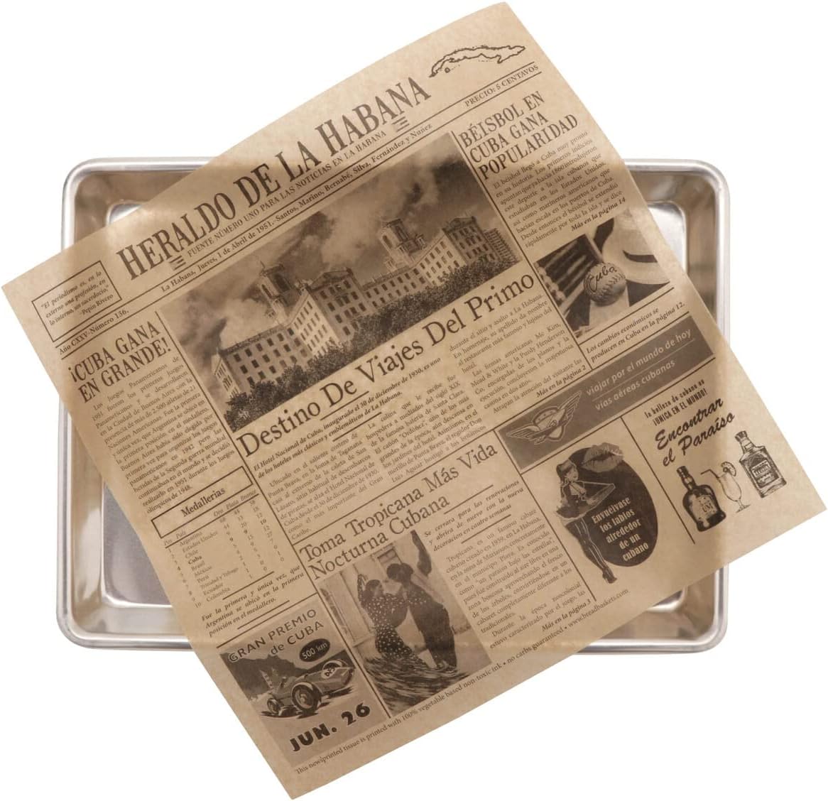 Detalle de G.E.T. Food-Safe Paper Liner, 12" x 12
