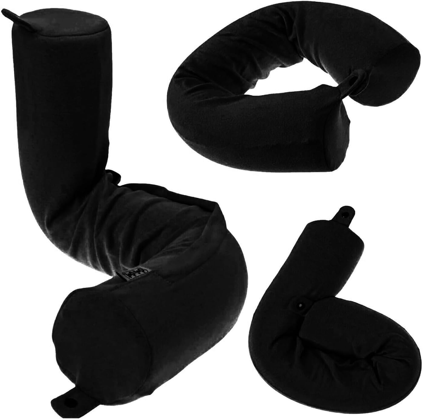 Detalle de Dot&Dot TSMFP25O Twist Memory Foam Travel Pillow, 26-Inch, Washable Cotton