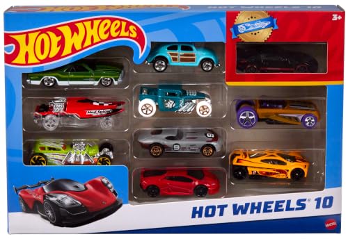 Detalle de Hot Wheels 10-Pack (Styles May Vary) – 1:64 Scale Cars Collection