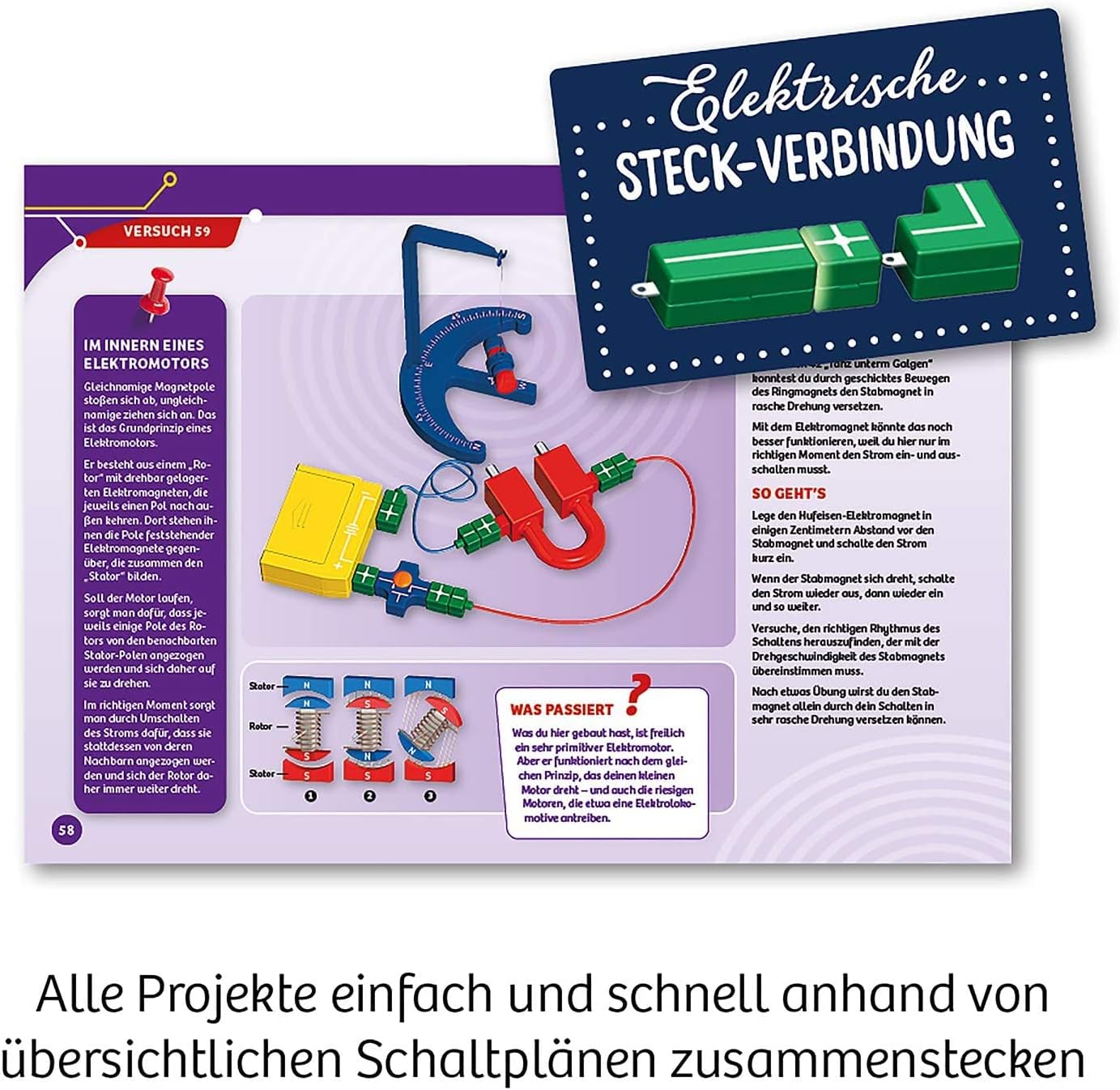 Thumbnail 4 de KOSMOS 620639 Elektro & Co. Elektro-Wissen leicht gemacht – Einsteiger-Experimentierkasten für Kinder ab 8–12 Jahre