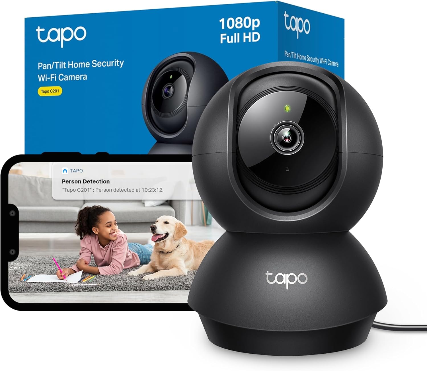 Detalle de TP-Link Tapo C201 1080p Pan/Tilt Home Security Camera