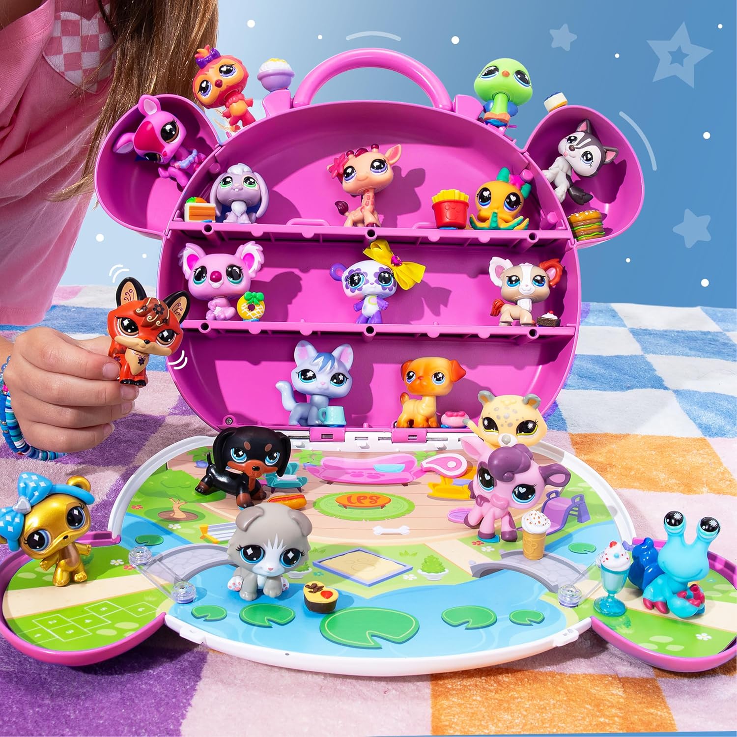 Detalle de Littlest Pet Shop Collect & Display Collection - Series 4 Gen 7 Authentic Bobble Head (Amazon Exclusive Gift Set)