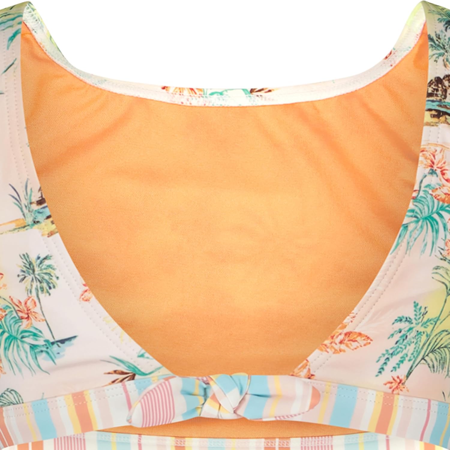 Detalle 2 de Roxy Girls' Two-Piece Bikini Swimsuit Set with UPF 50+ Sun Protection
