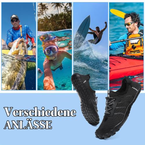 Detalle 2 de Hanani Badeschuhe 6906 – Wasserschuhe für Herren und Damen, Barfußgefühl, schnelltrocknend