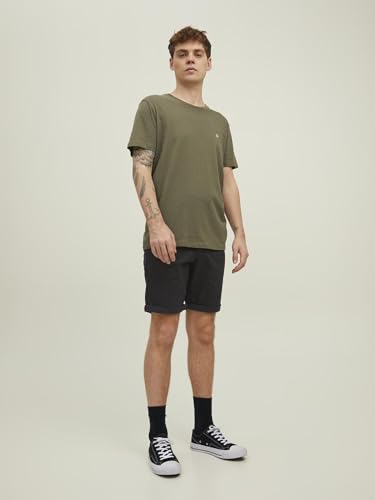 Thumbnail 4 de JACK & JONES Pantalones Cortos Chinos Ajustados para Hombre (XXL) - Cintura Media, Color Negro