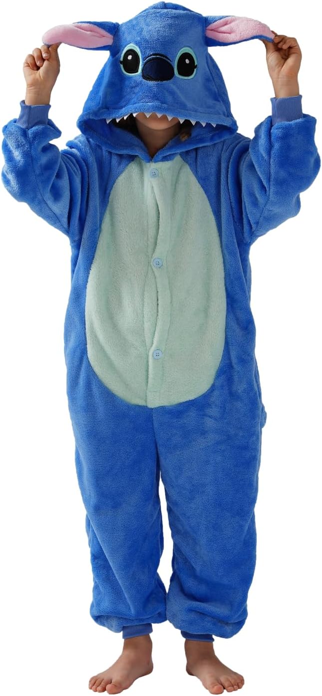 Detalle de SCOPUCI Kids Animal Onesie Pajamas, Flannel