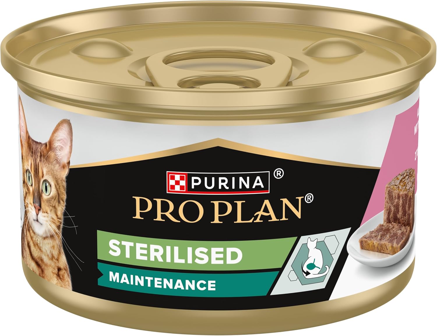 Detalle 2 de Boite Purina ProPlan Sterilised Terrine au Saumon et Thon pour Chat Adulte – 24 x 85 g