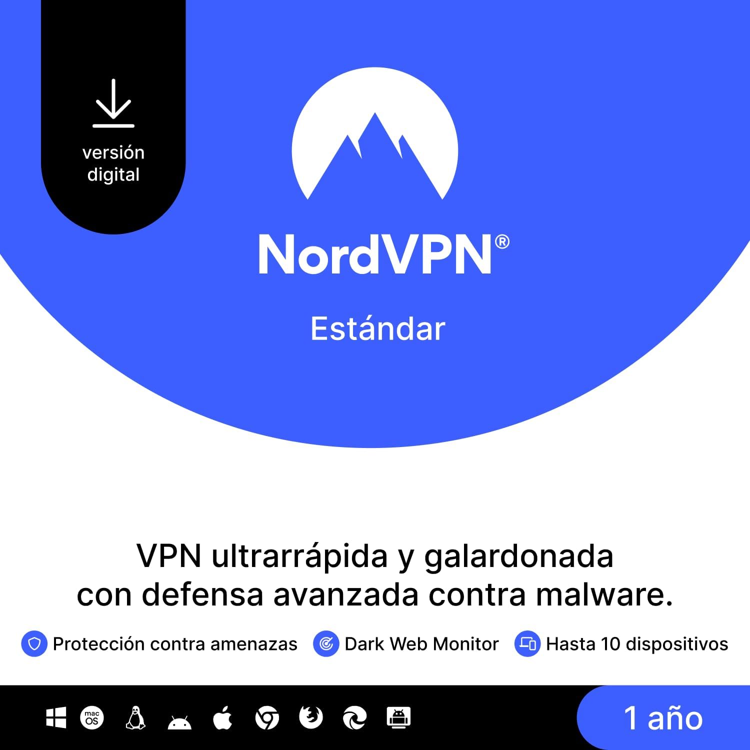 Thumbnail 2 de NordVPN Amazon Esencial 1 año para 10 dispositivos